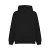 W76 Relaxed Soft Oversized Hoodie Black colour image
